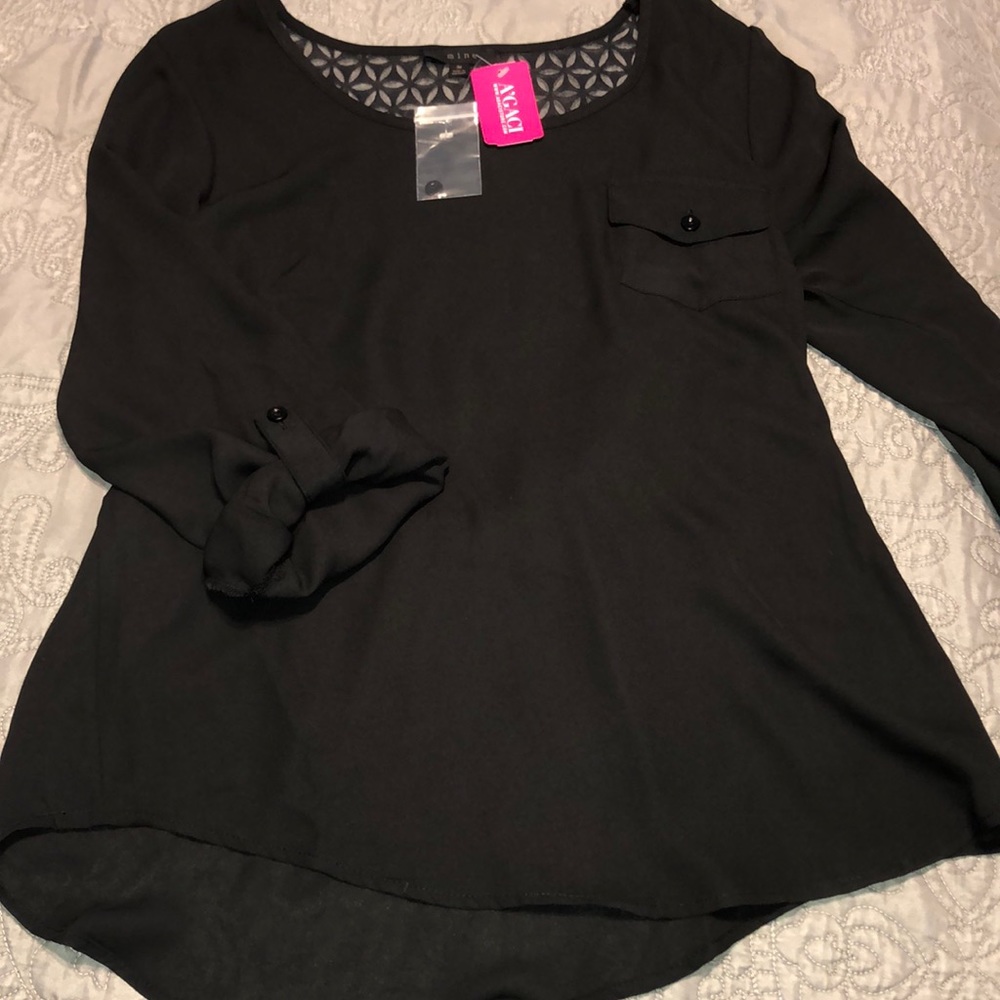 3/$15 Blouse with Bow-Tie Back